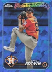 2024 Topps Chrome Sapphire Edition Base Set Hunter Brown #30 card
