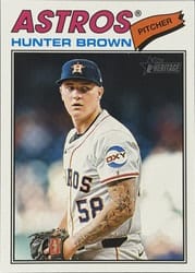 2026 Topps Heritage Base Set Hunter Brown #170 card