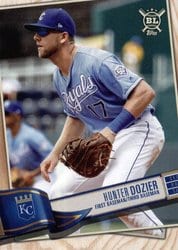 2019 Topps Big League Base Set Hunter Dozier #120 card