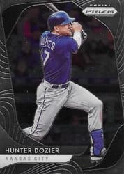 2020 Panini Prizm Base Set Hunter Dozier #175 card