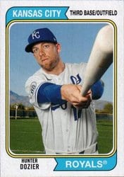 2020 Topps Archives Base Set Hunter Dozier #113 card