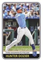2020 Topps Big League Base Set Hunter Dozier #96 card