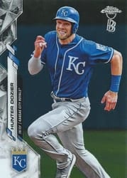 2020 Topps Chrome Ben Baller Edition Base Set Hunter Dozier #63 card