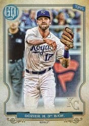 2020 Topps Gypsy Queen Base Set Hunter Dozier #242 card