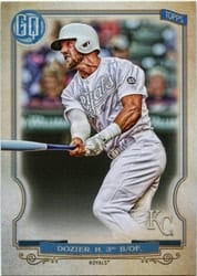 2020 Topps Gypsy Queen Base Set Hunter Dozier #242 card