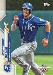 2020 Topps Opening Day Base Set Hunter Dozier #120 card