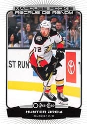 2022-23 O-Pee-Chee Base Set Hunter Drew #585 card
