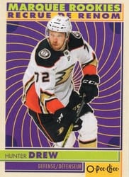 2022-23 O-Pee-Chee Retro Hunter Drew #585 card