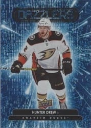 2022-23 Upper Deck Dazzlers Hunter Drew #DZ-101 card