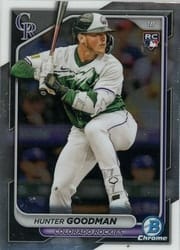 2024 Bowman Chrome Base Set Hunter Goodman #25 card