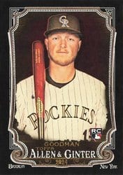 2024 Topps Allen & Ginter X Base Set Hunter Goodman #3 card