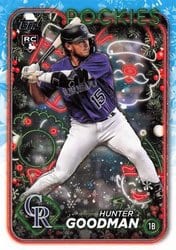 2024 Topps Holiday Base Set Hunter Goodman #H178 card