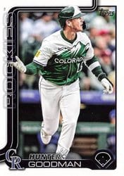 2025 Topps Base Set Hunter Goodman #467 card