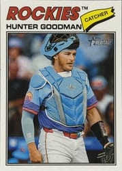2026 Topps Heritage Base Set Hunter Goodman #346 card