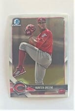 2018 Bowman Draft Hunter Greene #BDC-58 card
