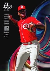 2018 Bowman Platinum Top Prospects Hunter Greene #TOP-4 card
