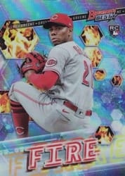 2022 Bowman's Best Elements of Excellence Hunter Greene #EE-13 card