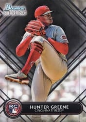 2022 Bowman Sterling Base Set Hunter Greene #BSR-47 card