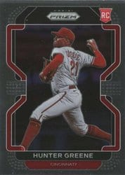 2022 Panini Prizm Base Set Hunter Greene #88 card