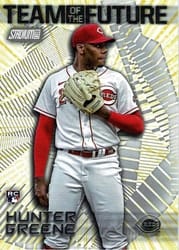 2022 Stadium Club Team of the Future Hunter Greene #TOF-20 card