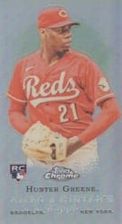 2022 Topps Allen & Ginter Chrome Mini Rookie Design Variations Hunter Greene #RDV-8 card