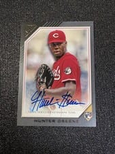2022 Topps Gallery Rookie Autographs Hunter Greene #RA-HG card