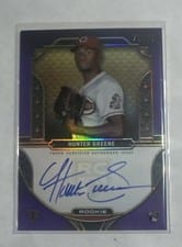 2022 Topps Triple Threads Rookie Autographs Hunter Greene #RA-HG card