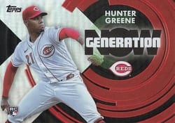 2022 Topps Update Generation Now Hunter Greene #GN-64 card