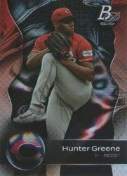 2023 Bowman Platinum Base Set Hunter Greene #94 card