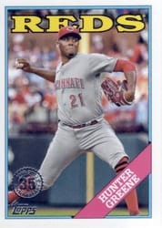 2023 Topps 1988 Topps Baseball (Series 1) Hunter Greene #T88-49 card