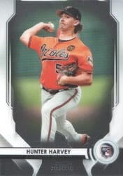 2020 Bowman Sterling Base Set Hunter Harvey #BSR-64 card