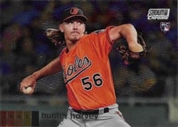 2020 Stadium Club Chrome Base Set Hunter Harvey #219 card