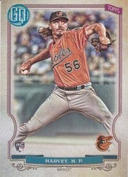 2020 Topps Gypsy Queen Base Set Hunter Harvey #197 card