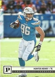 2018 Panini Base Set Hunter Henry #165 card