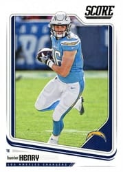 2018 Score Base Set Hunter Henry #183 card