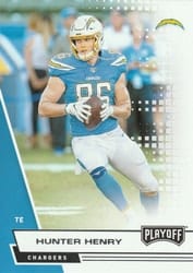 2020 Panini Playoff Base Set Hunter Henry #96 card