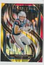 2024 Panini Select Select Signatures Hunter Henry #14 card