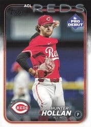 2024 Topps Pro Debut Base Set Hunter Hollan #PD-60 card