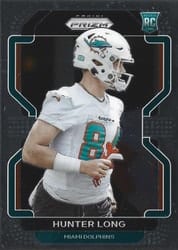 2021 Panini Prizm Base Set Hunter Long #414 card