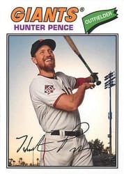2018 Topps Archives Base Set Hunter Pence #155 card