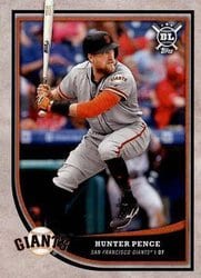 2018 Topps Big League Base Set Hunter Pence #142 card