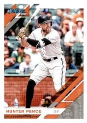 2019 Donruss Base Set Hunter Pence #168 card
