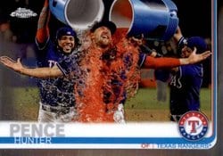 2019 Topps Chrome Update Base Set Hunter Pence #15 card