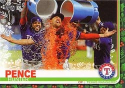 2019 Topps Holiday Base Set Hunter Pence #HW46 card