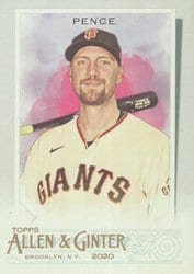 2020 Topps Allen & Ginter Base Set Hunter Pence #171 card