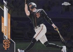 2020 Topps Chrome Update Base Set Hunter Pence #U-24 card