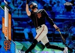 2020 Topps Chrome Update Sapphire Edition Base Set Hunter Pence #U-129 card
