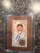 2023 Topps Allen & Ginter Framed Mini Autographs Hunter Pence #MA-HP card