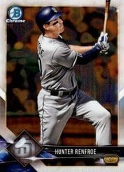 2018 Bowman Chrome Base Set Hunter Renfroe #86 card