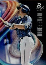 2018 Bowman Platinum Base Set Hunter Renfroe #45 card